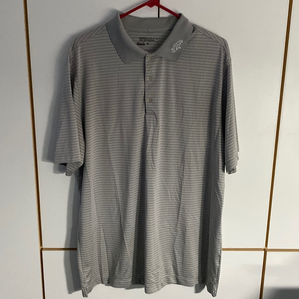 Beige Nike polo